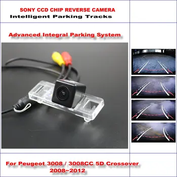 

Guidance Rear Camera For Peugeot 3008 / 3008CC 5D Crossover 2008~2012 / 580 TV Lines HD 860 * 576 Pixels Parking Intelligentized