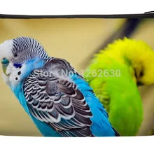 Красочные птицы на ветке дерева шаблон печати на заказ маленькая косметичка сумочка-браслет