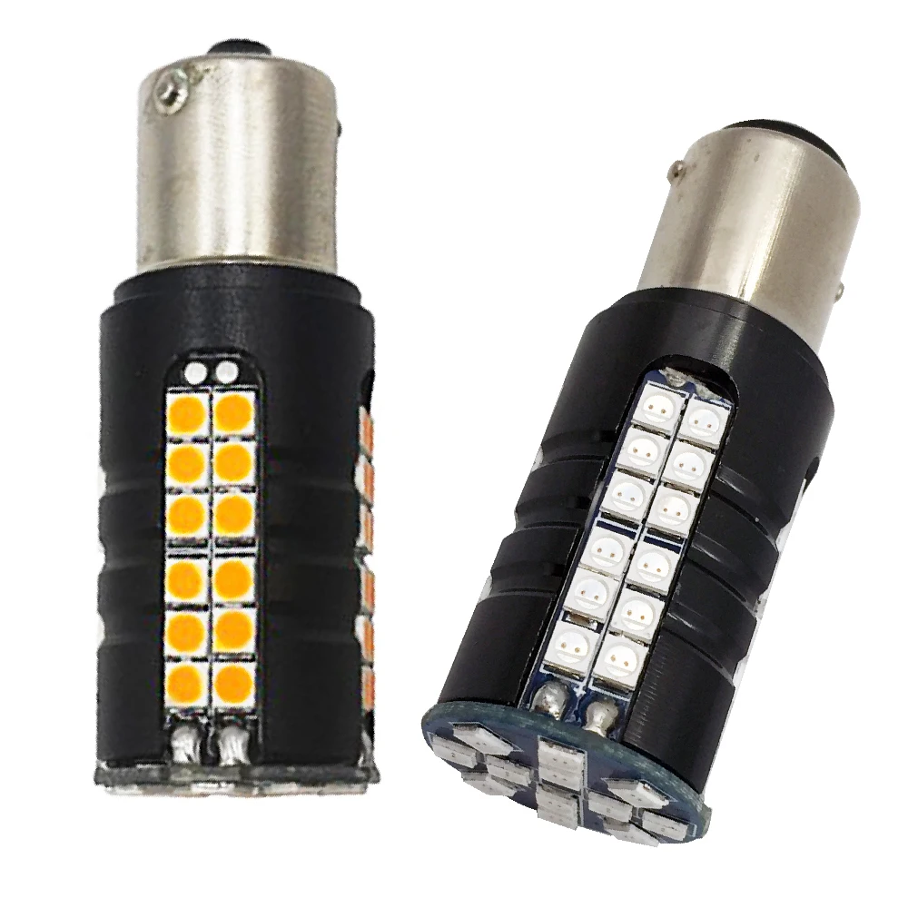 YSY 10 шт. 1156 BA15S BAU15S 1157 BAY15D 60 источник светильник светодиодный 3030 задний стоп-сигнал