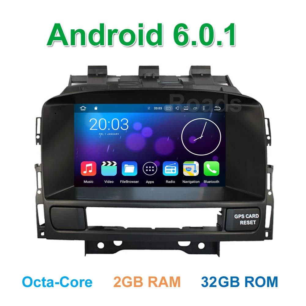 Octa Core 2GB RAM Android 6 0 1 Car DVD Player for Opel Astra J Vauxhall
