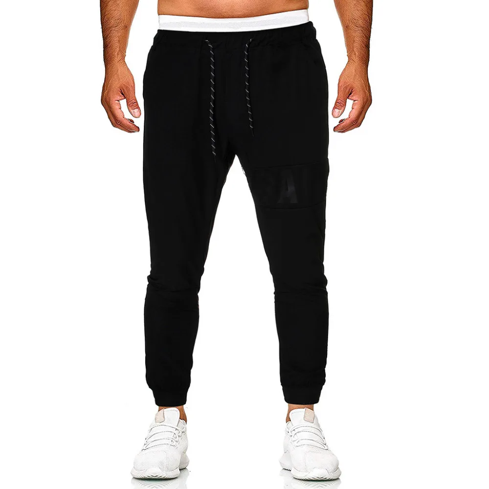 2019 Summer fashion harem pants men trousers outdoor fitness running jogging pants men Non-slip quick-drying sport pants 40J6 (5)