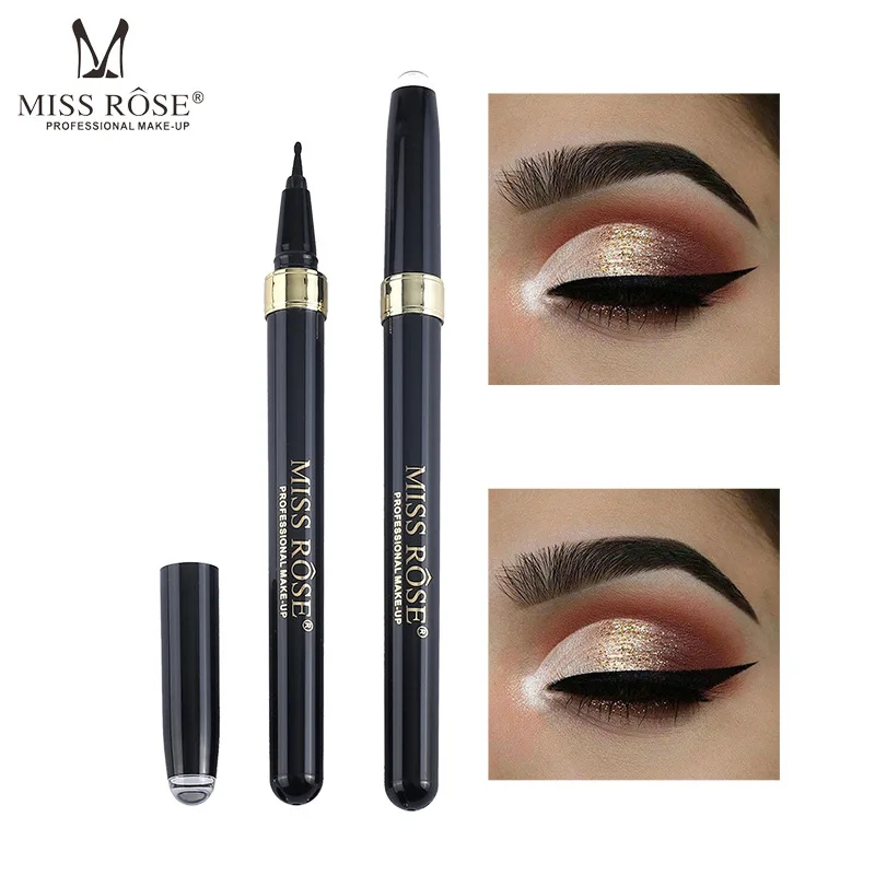 

Miss Rose Eye Liner Makeup Kit Long Lasting Matte Black Color Waterproof Eyeliner Gel Eye Makeup