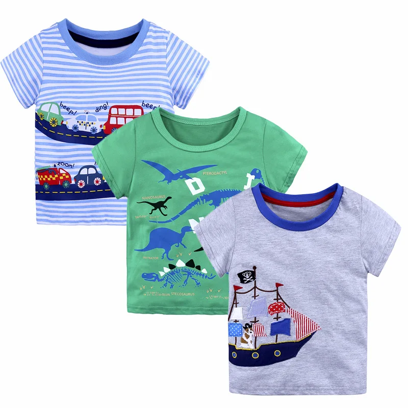 2019 New Cotton Material Kids T Shirts Children Top For Summer 1247 |