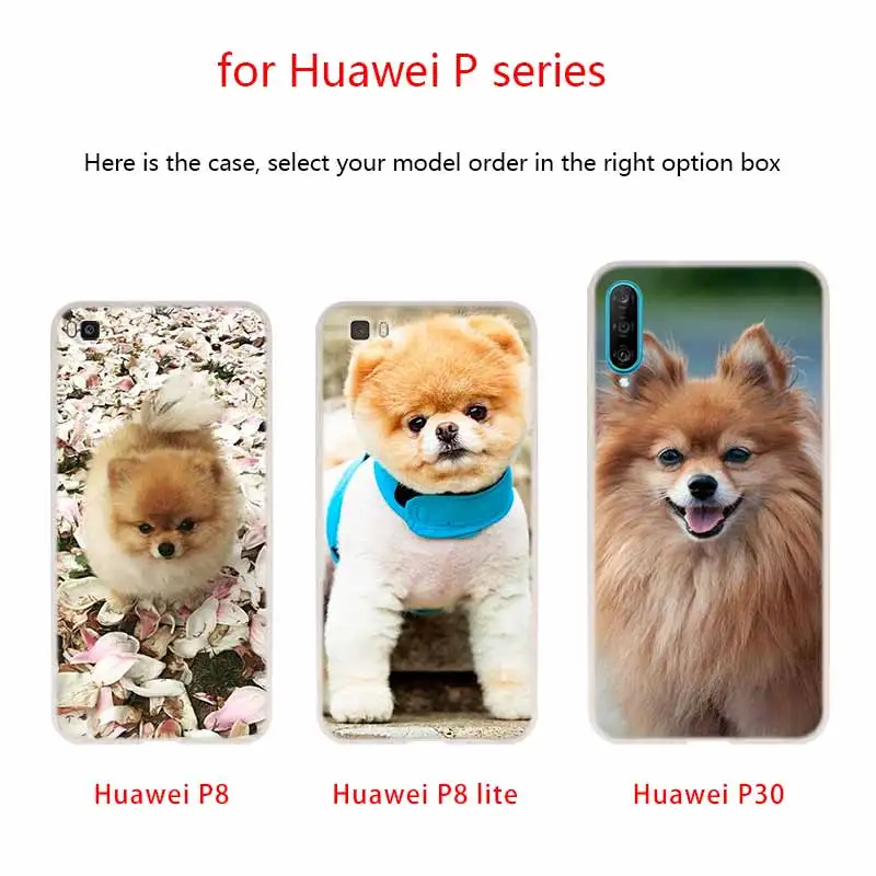 Чехол для телефона с изображением померанских собак Huawei P40 P9 P10 P20 P30 Lite чехлы Pro P