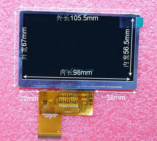 4 3 дюймовый HD TFT ЖК экран дисплей для SATLINK WS 6932 6936 6939 6960 6965 спутниковый 6966