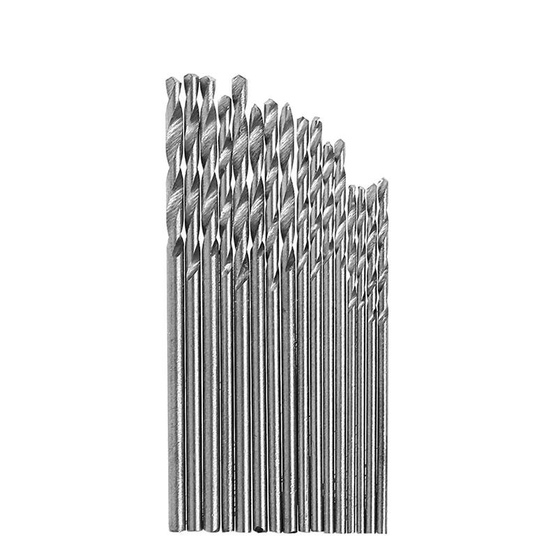 

16Pcs/Set HSS White Steel Twist Drill Bit Set 0.8-1.5mm for Electric Grinding -W310