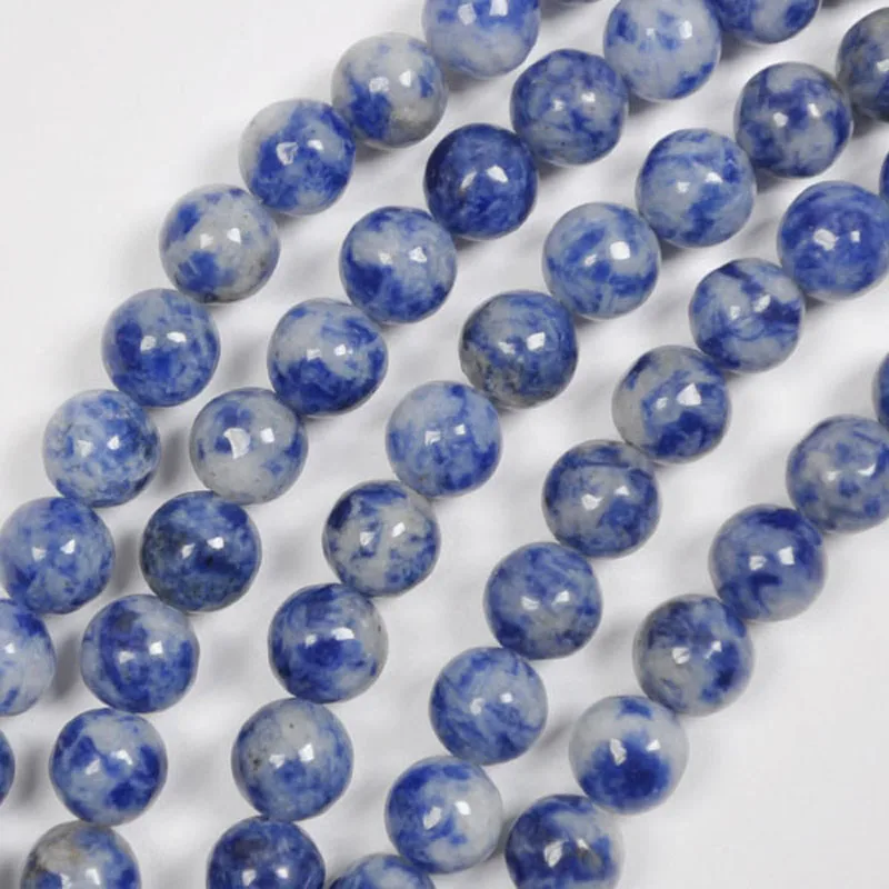 6 мм бразильские круглые бусины Sodalite 15 5 дюйма ювелирные изделия для женщин