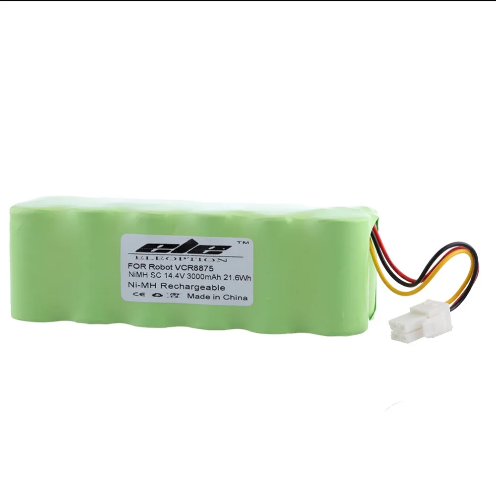 ELEOPTION 14,4 V 3000mAh 3.0Ah Ni-MH аккумулятор для пылесоса samsung NAVIBOT VCR8875 14,4 вольт