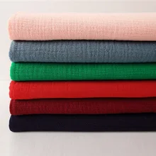 Хлопковая двойная креп-ткань, хлопковая двойная марлевая ткань