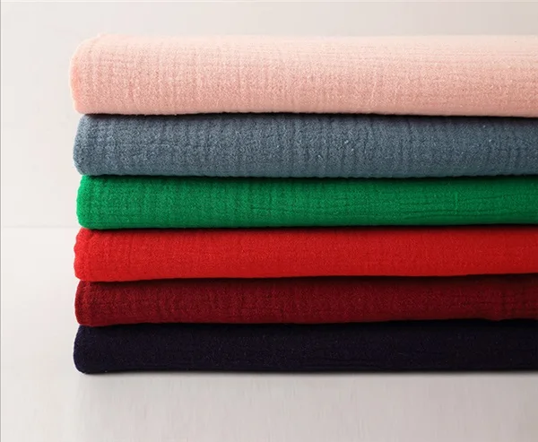 

cotton double crepe fabric cotton double gauze cloth