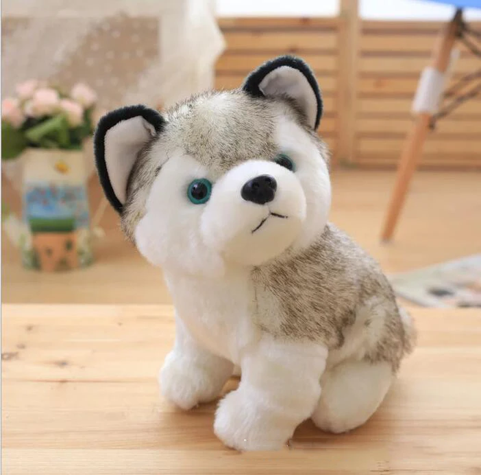 BSTAOFY Dropshipping New Arrival 20cm Super Cute Husky Dogs Simulation