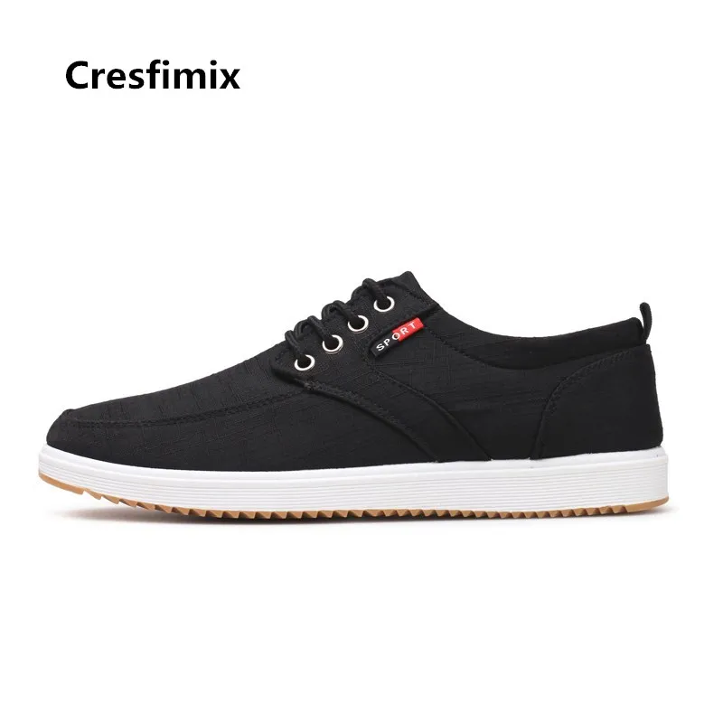 Cresfimix; chaussures masculines; мужские модные удобные весенние и осенние тканевые туфли; крутая Мужская обувь для отдыха; Повседневная обувь; a5001