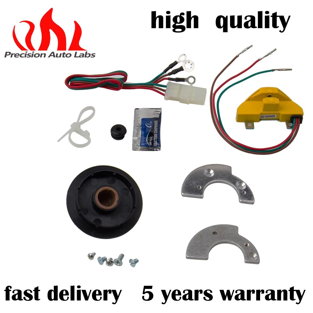 

PRECISION AUTO LABS 2020 Ignition Conversion Kit 57-74 for Ford W/Single Points Distributor