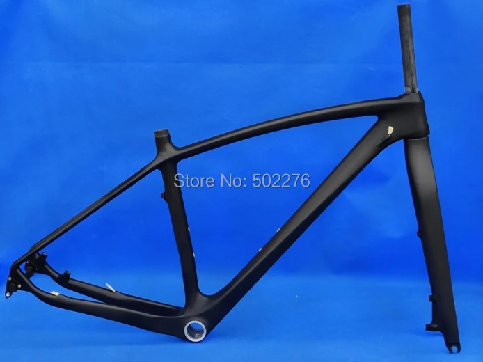 FR-217 : UD Carbon Matt cycling 29ER MTB Mountain Bike Frame ( FOR bb30 ) Bicycle Fork - size : 17" , 19"