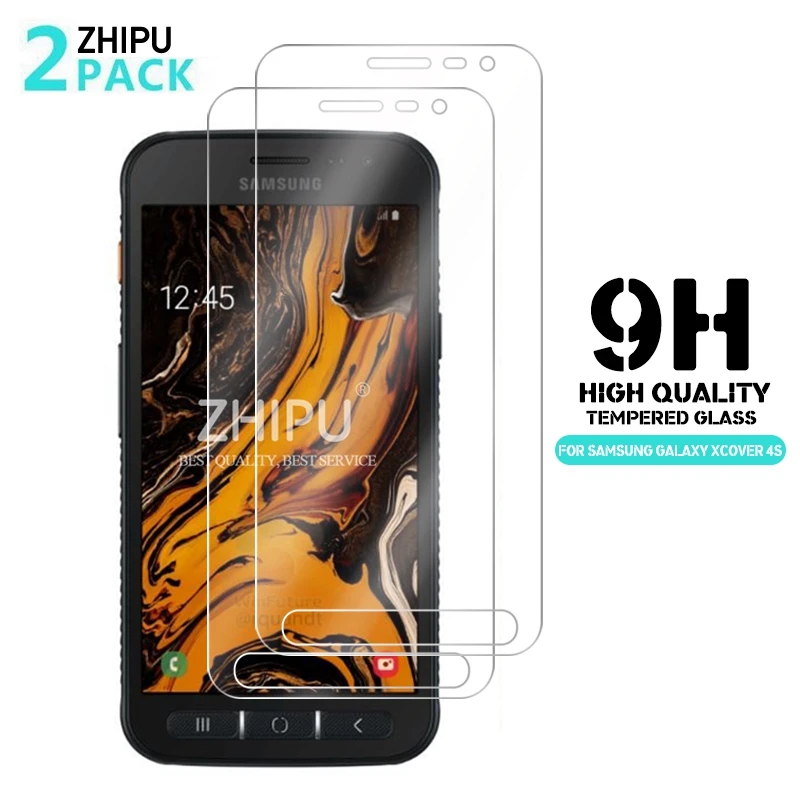 

2 Pcs Tempered Glass For Samsung Galaxy Xcover 4s Screen Protector 2.5D 9H Tempered Glass For Samsung Xcover 4s Protective Film