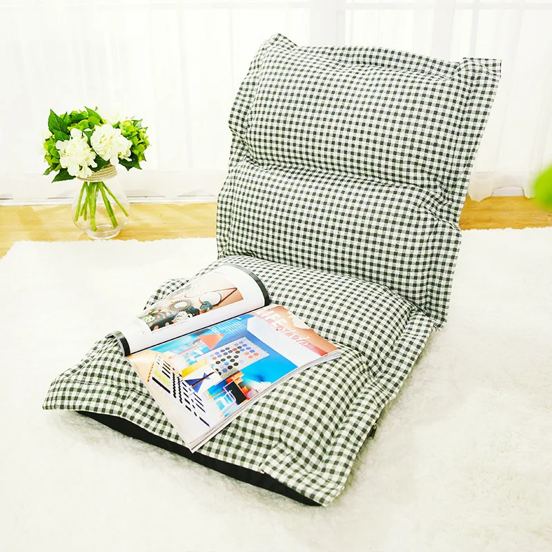 

LK618 Foldable Living Room Sofas 6 Position Adjustable Sofa Bed Washable Tatami Cheap Lounge Recliner Quality Sponge Chair