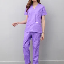 Sanxiaxin в больнице хирургической медсестры костюм для стоматологической клиники медицинская форма летние шорты рукав Для женщин работы топы, штаны на каждый день комплект