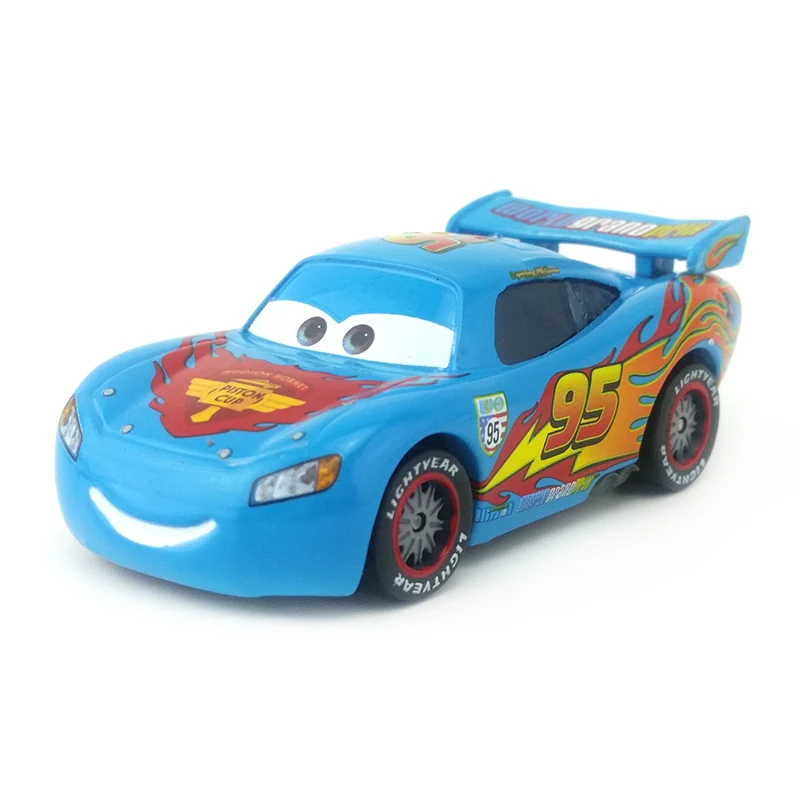 blue lightning mcqueen car