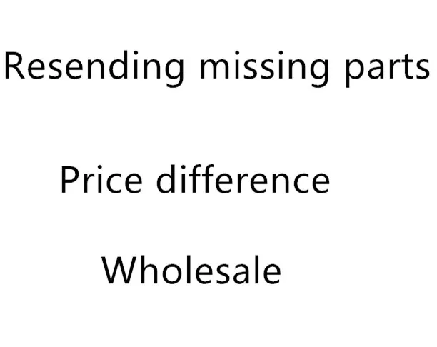 

resend missing part , get shipping address to creat online shipment , price different