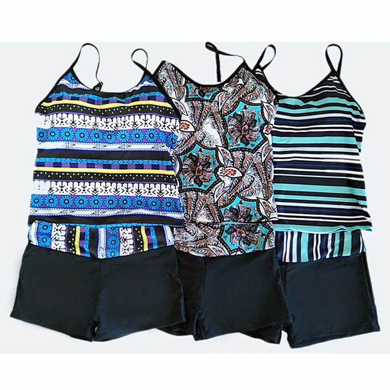 Sporty Swimwear Women Two Pieces Swimsuits Beach Wear Pad Swimming