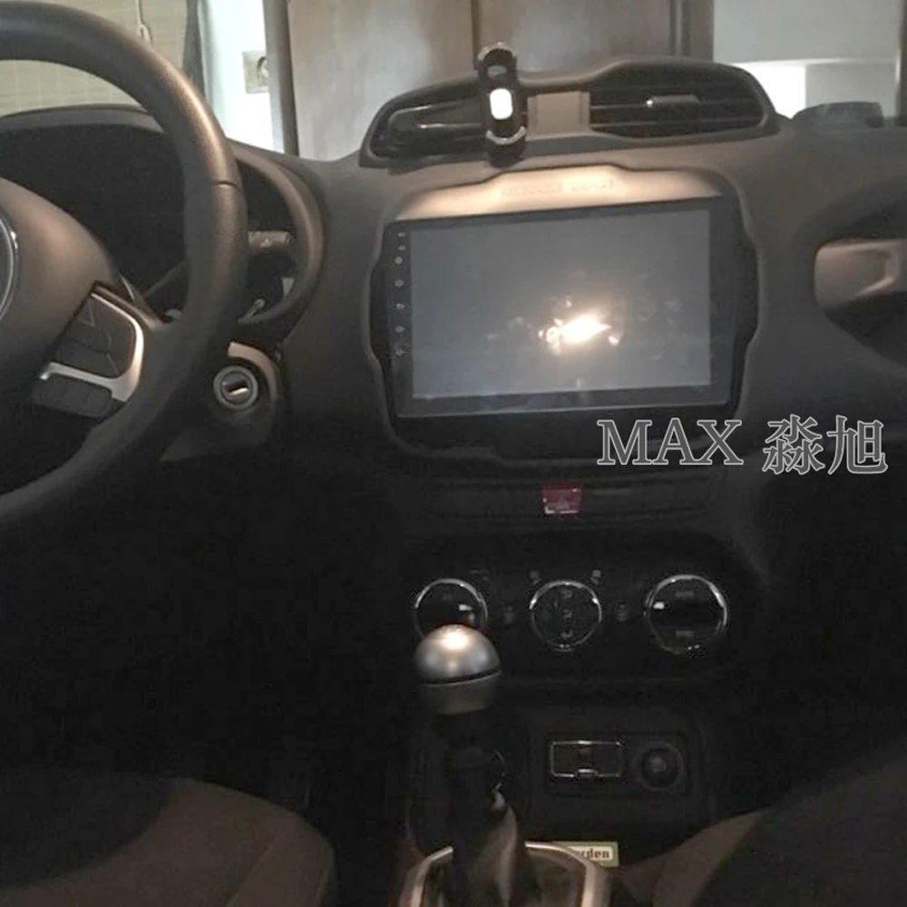 Top MAX Android 8.1.0 Car DVD For Jeep Renegade 2015 2016 2017 Car Radio RDS Bluetooth Call Music 4G WiFi SWC GPS Map 1