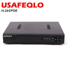 ONVIF FTP Обнаружение движения Макс 4 к HI3798 H.265 PoE NVR 4CH 5MP 4 PoE порта 8CH 4MP 8 PoE портов IEEE802.3af DC48 V система охранного видеонаблюдения PoE NVR