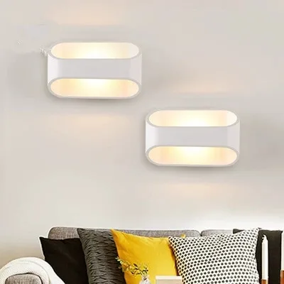 

Led Modern Wall Lamp aluminu Sconce AC90-260V wall lamp For Bedroom Applique Murale Luminaire Mirror Wall Light