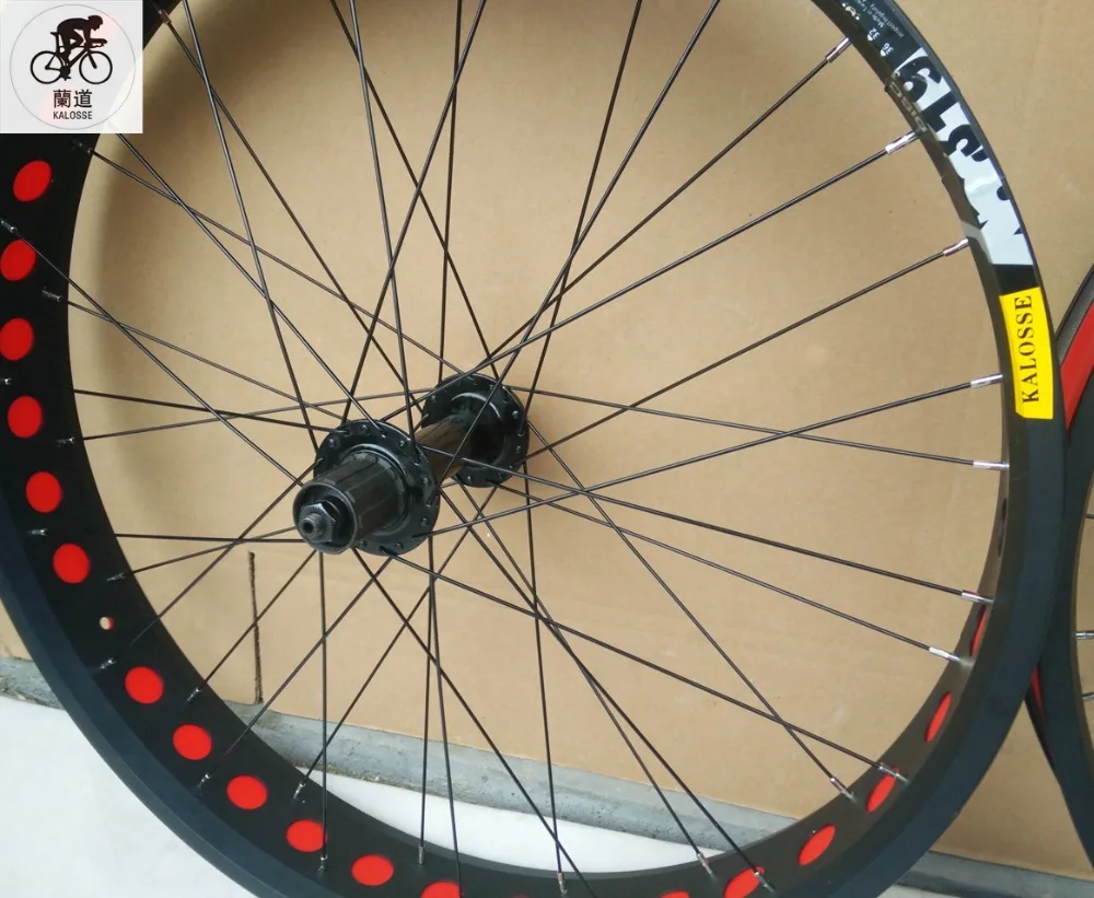 Clearance Kalosse  Beach Bicycle wheels  20 inch   Children bike wheel  20*4.0 tires  36 holes Beach bicycle   fat bike  8/9/10S cassette 35