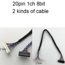 LVDS (1 ch, 8-bit) , Connector , 20 pins lvds cable for LM150X05-C3