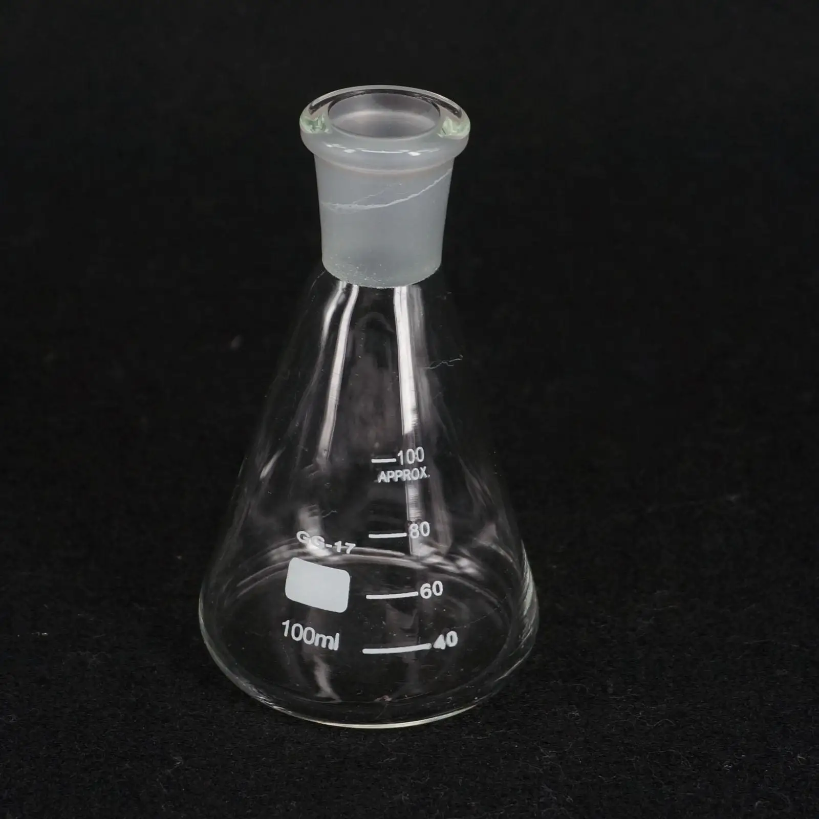 100ml Quickfit 19/26 Joint Lab Conical Flask Erlenmeyer Boro Glass