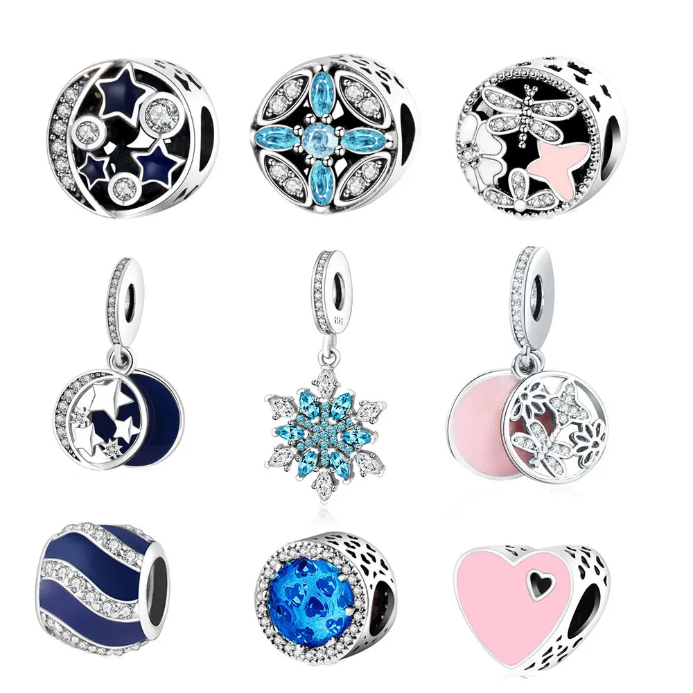 bracciale pandora charm blu bracciale pandora charm blu
