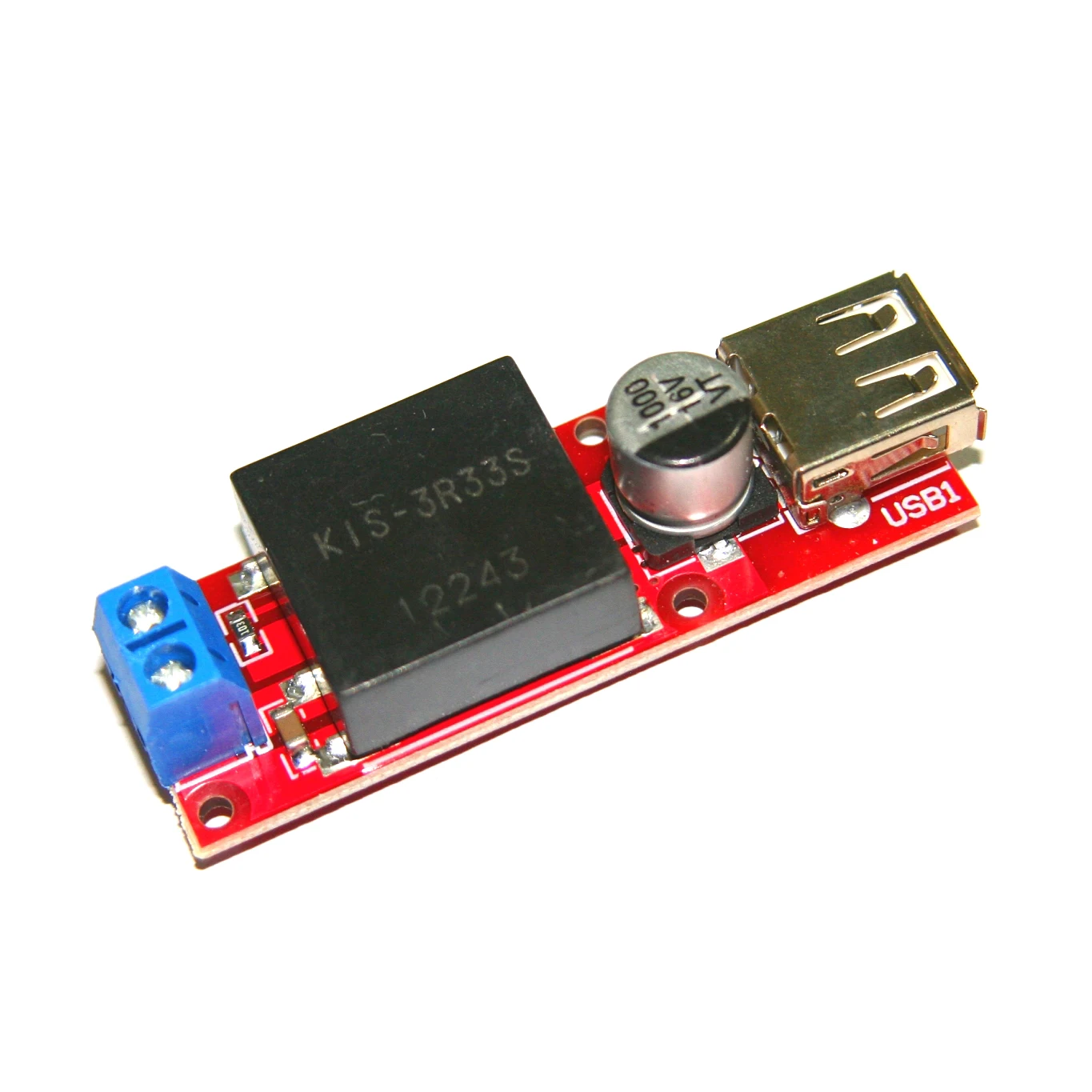 5V USB Output Converter DC 7V 24V To 5V 3A Step Down Buck KIS3R33S