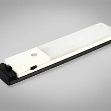10 шт./партия 6 светодиодный беспроводной светильник с датчиком движения PIR USB Перезаряжаемый шкаф для шкафа светодиодный светильник