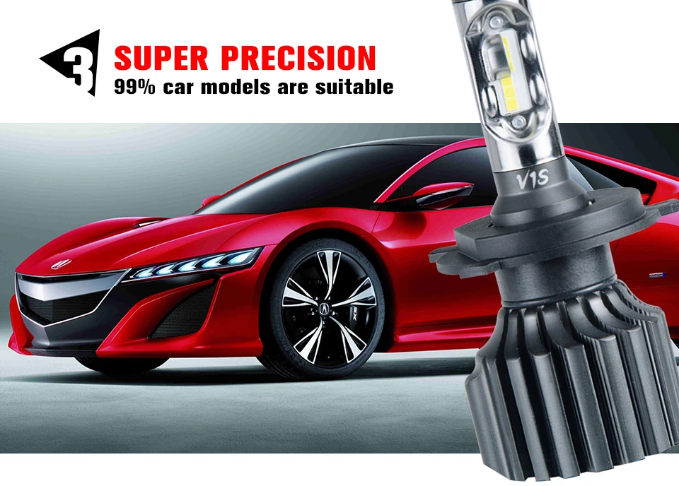 Foxcncar H4 H7 H11 H1 LED Car Headlight Bulb mini 9005 HB3 9006 Hb4 ZES Chip 12V 12000lm 72W 6500K 24V 12V Auto Fog Light HiLo (4)