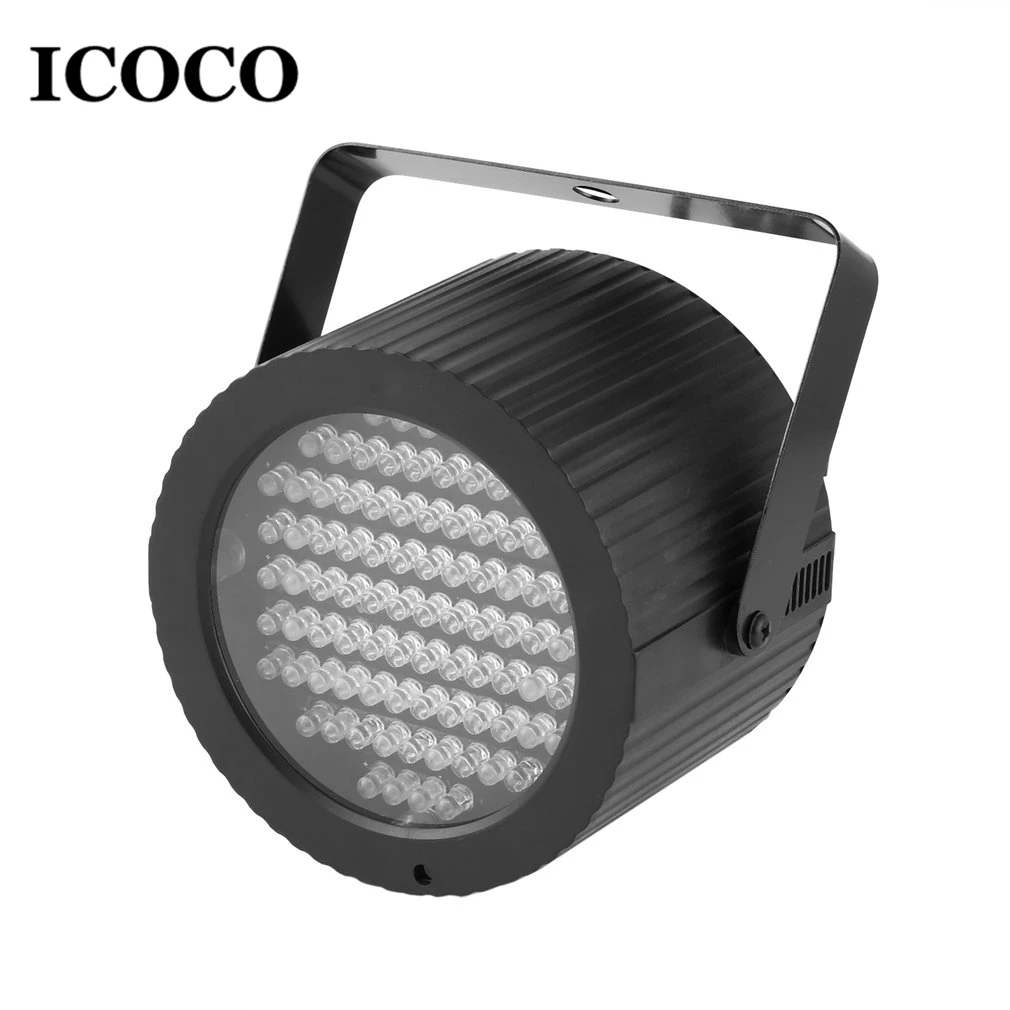 ICOCO 86 LEDs Stage Par Lights with Remote Controller DMX512 RGB Strobe Light Party for Disco Bar Show Pub KTV DJ | Освещение