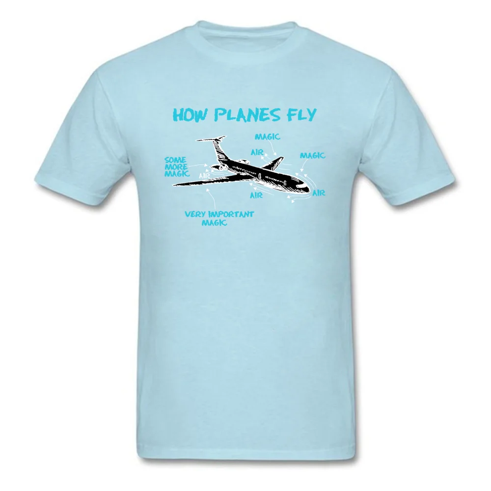 Print Engineer-Mechanical-How-Plane-Fly- Mens T Shirts Prevailing ostern Day Short Sleeve Tops Tees O-Neck 100% Cotton Tops Tees Engineer-Mechanical-How-Plane-Fly- light