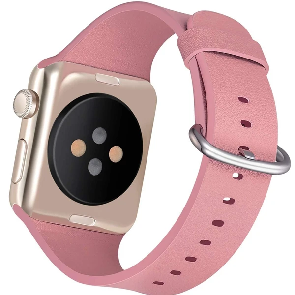 

soft Genuine Leather loop for iWatch Band series 4 3 2 1 for Apple Watch strap 38mm 42mm 40mm 44mm