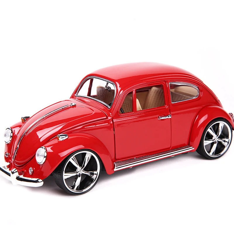 1:18 сплав ретро старый автомобиль VW Beetle Модель Коллекция декоративных автомобилей игрушки для детей Подарки Jsuny игрушка