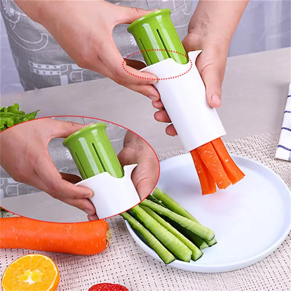 

Cucumber Splitter Cutter Carrot Strawberry Slice Cutting Device Innovative Fruit And Vegetable Cucumber Slicer Kitchen Tools