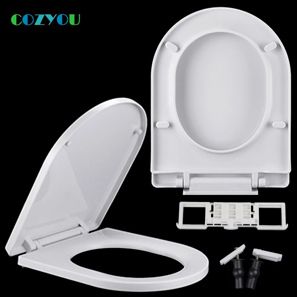 Elongated U Type Toilet Seat Quick Release Slow Close Above Installation Length 420mm To 467mm