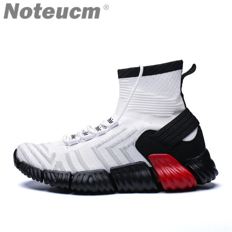 Marque Kanye Red Sneakers Black Vitesse 2018 Ouest Commander Chaussures Casual Haute Stretch Maille Tricot White Top A63w01 Imprimer a63w01 a63w01 Chaussette Élastique Mâle Kniting Hommes Formateurs d41xUq1wP