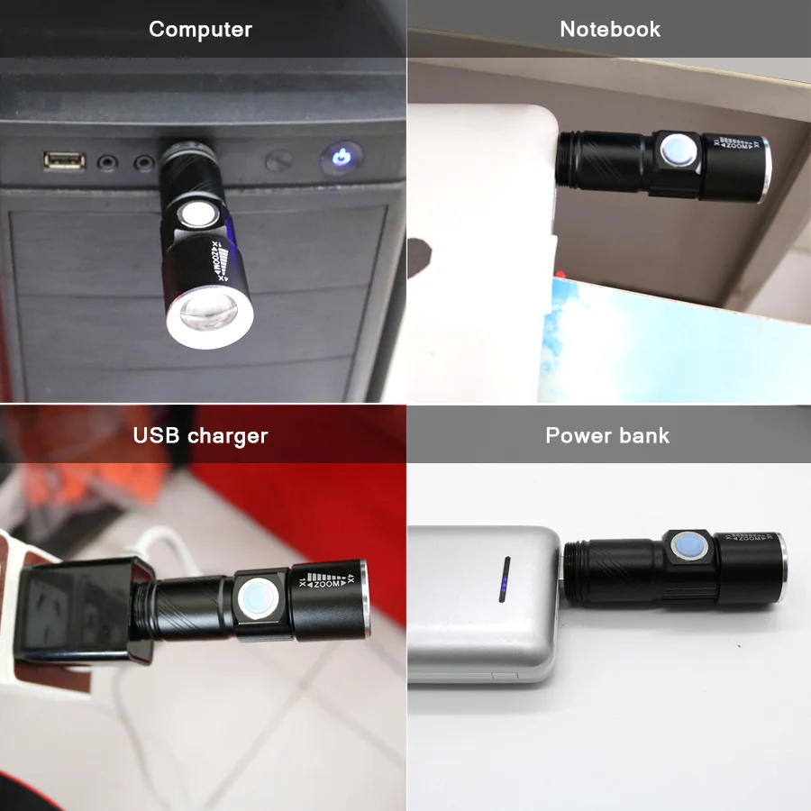 USB Перезаряжаемый велосипедный фонарь 2000 люмен велосипедная фара Zoom фонарик водонепроницаемый Встроенный аккумулятор Аксессуары для велосипеда