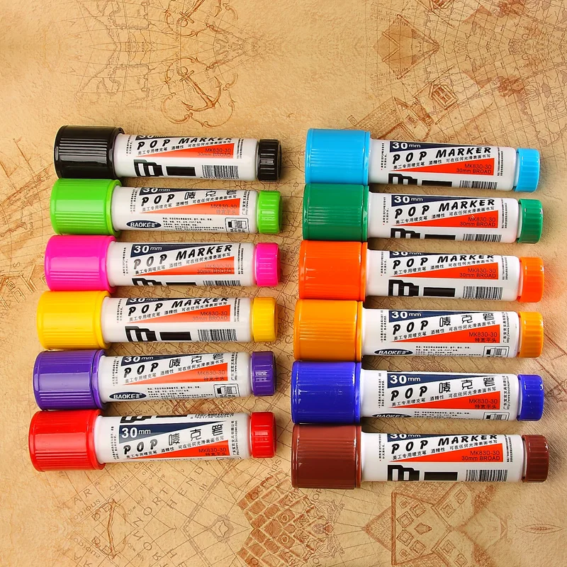 Ручная ручка для рисования 30 мм|color marking pen|marking pen |