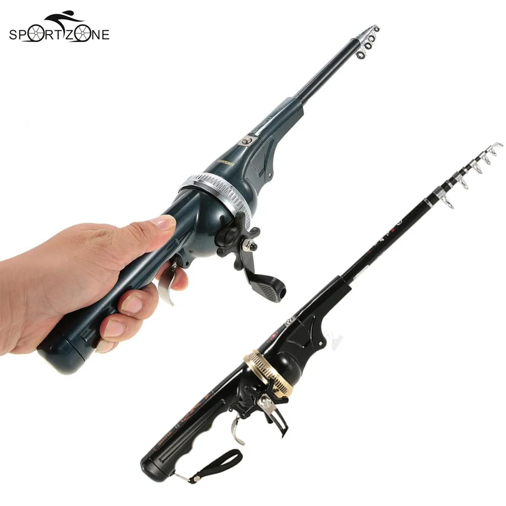 Складная телескопическая катушка из стекловолокна 133/165 см|reel set|fishing rod reelfishing pole |