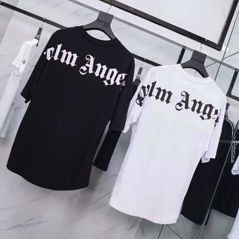 

PALM ANGELS OVER SIZE COTTON T SHIRT FOR MAN & WOMAN XS S M (VERY BIG SIZE)