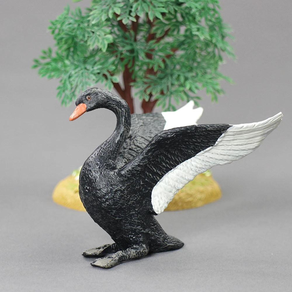 Hot toys for children:Wild animal swan, VC plastic, do not fade, can be washed for children's education, ornaments|hot toys|toys fortoys for children - AliExpress