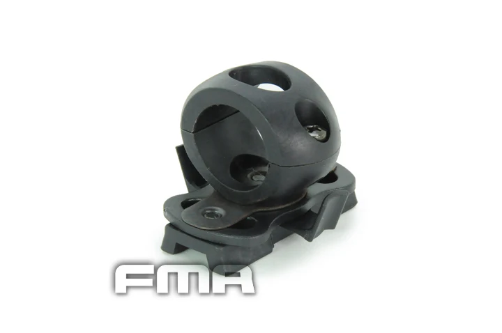 FMA шлем фонарик держатель папка зажим для диам 21 мм(0,8") фонарик цвет BK/DE/FG - Цвет: TB368 BK