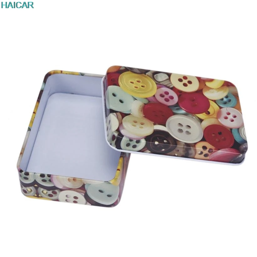 

Small Storage Jars Rectangular Storage Box Botton Pattern Cute Gift Jewelry Box Home Decoration Levert Dropship 23mar28
