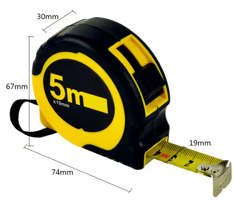 Высокое качество 2 м 10 м выдвижная лента из нержавеющей стали измерительные ручные инструменты строители домашние инструменты