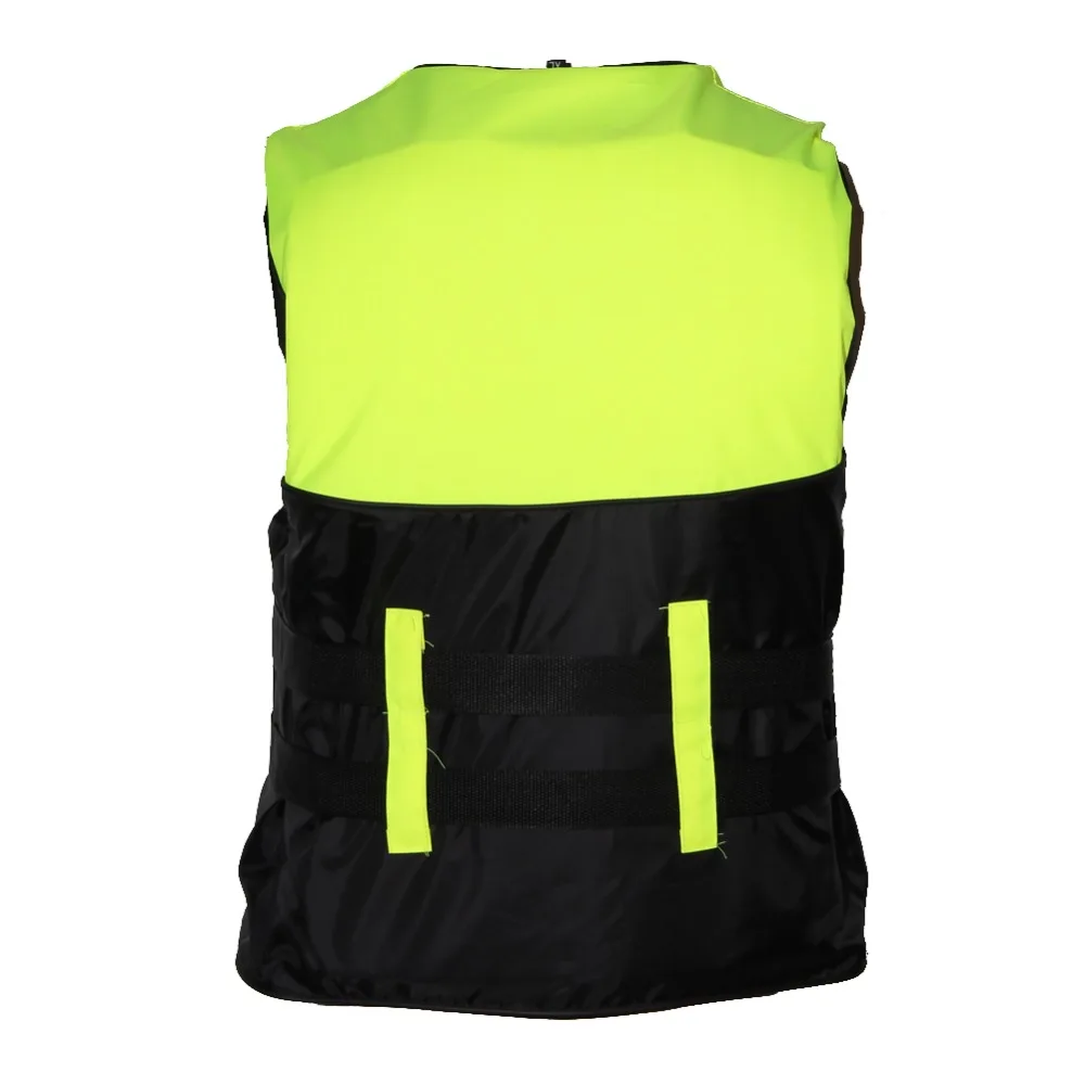 Полиэфирный взрослый спасательный жилет, куртка для плавания, дрейфующий спасательный жилет со свистком s-xxxl размеры, водонепроницаемая Спортивная безопасность, мужская куртка